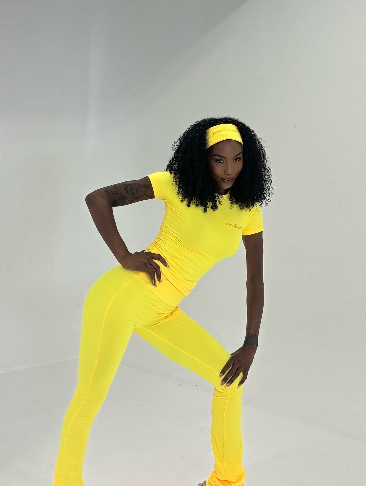 Midrise Tall Pant Set 42"- LEMON ZEST