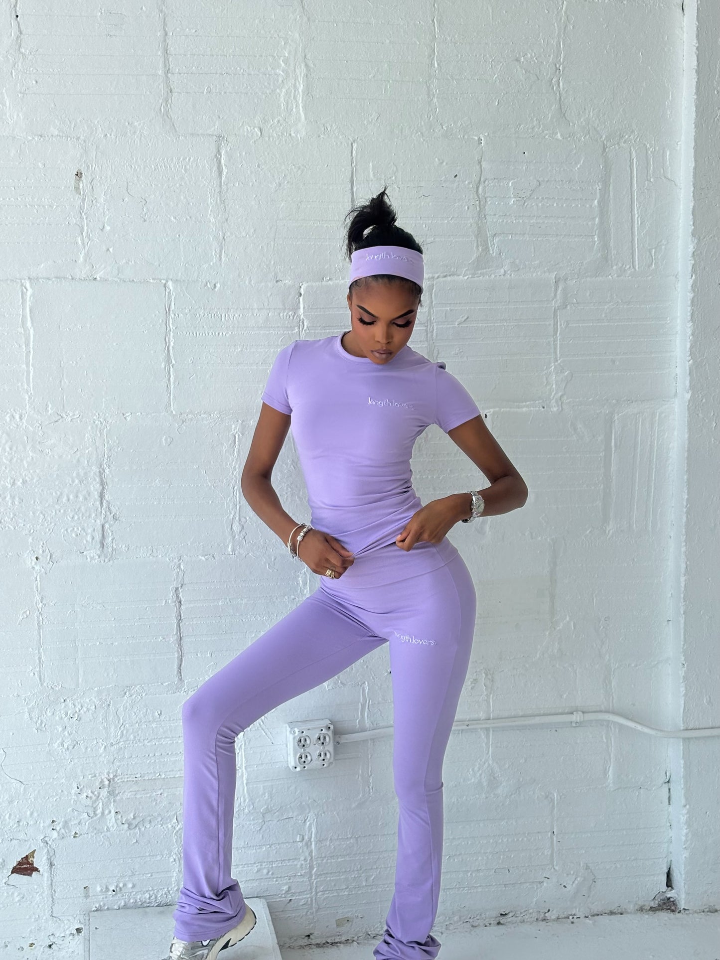 Midrise Tall Pant Set 42"- SOFT LILAC