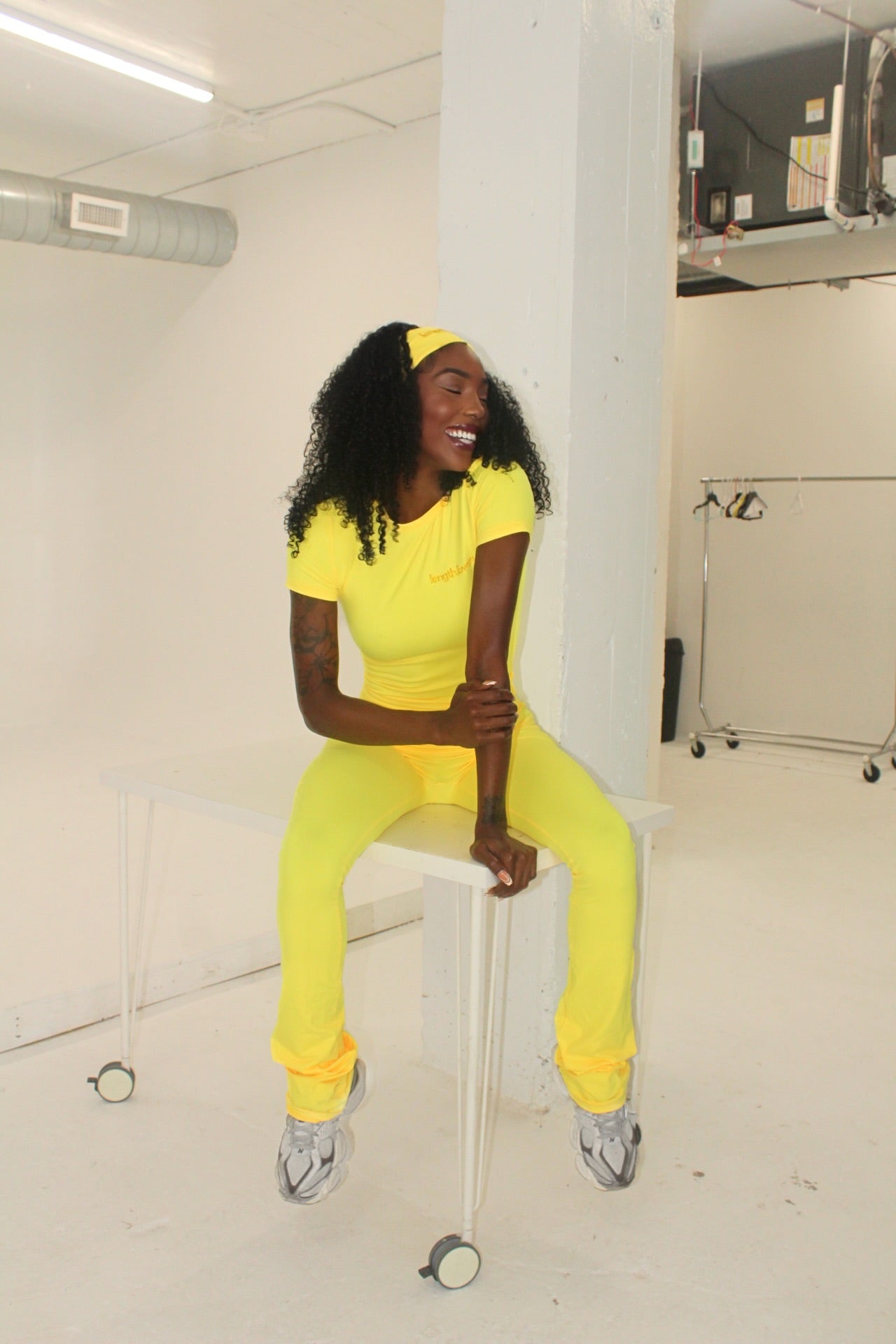 Midrise Tall Pant Set 42"- LEMON ZEST