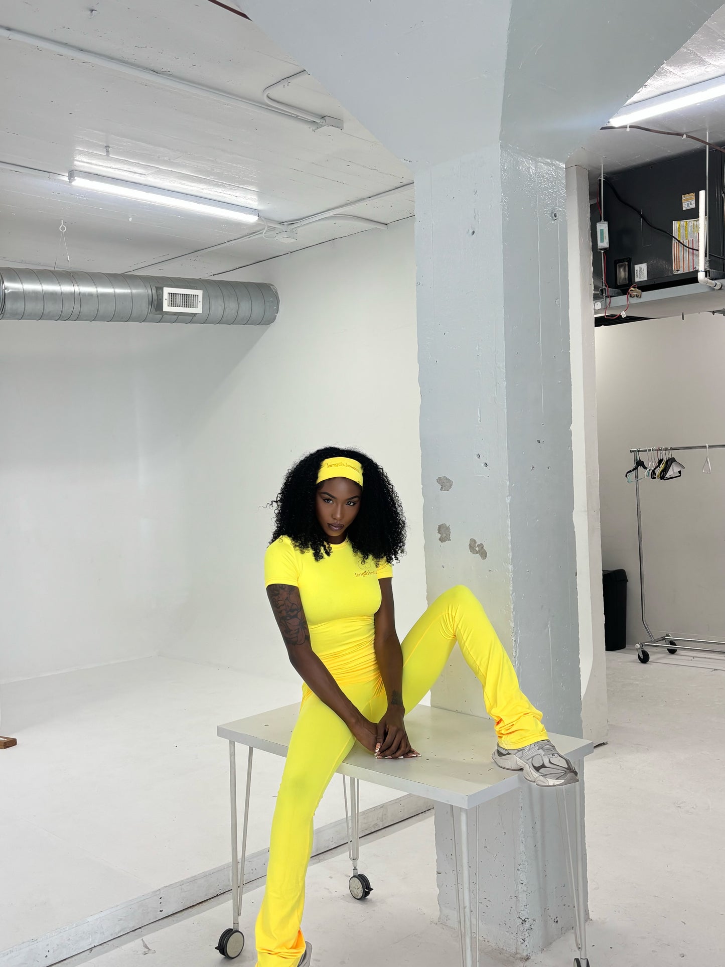 Midrise Tall Pant Set 42"- LEMON ZEST
