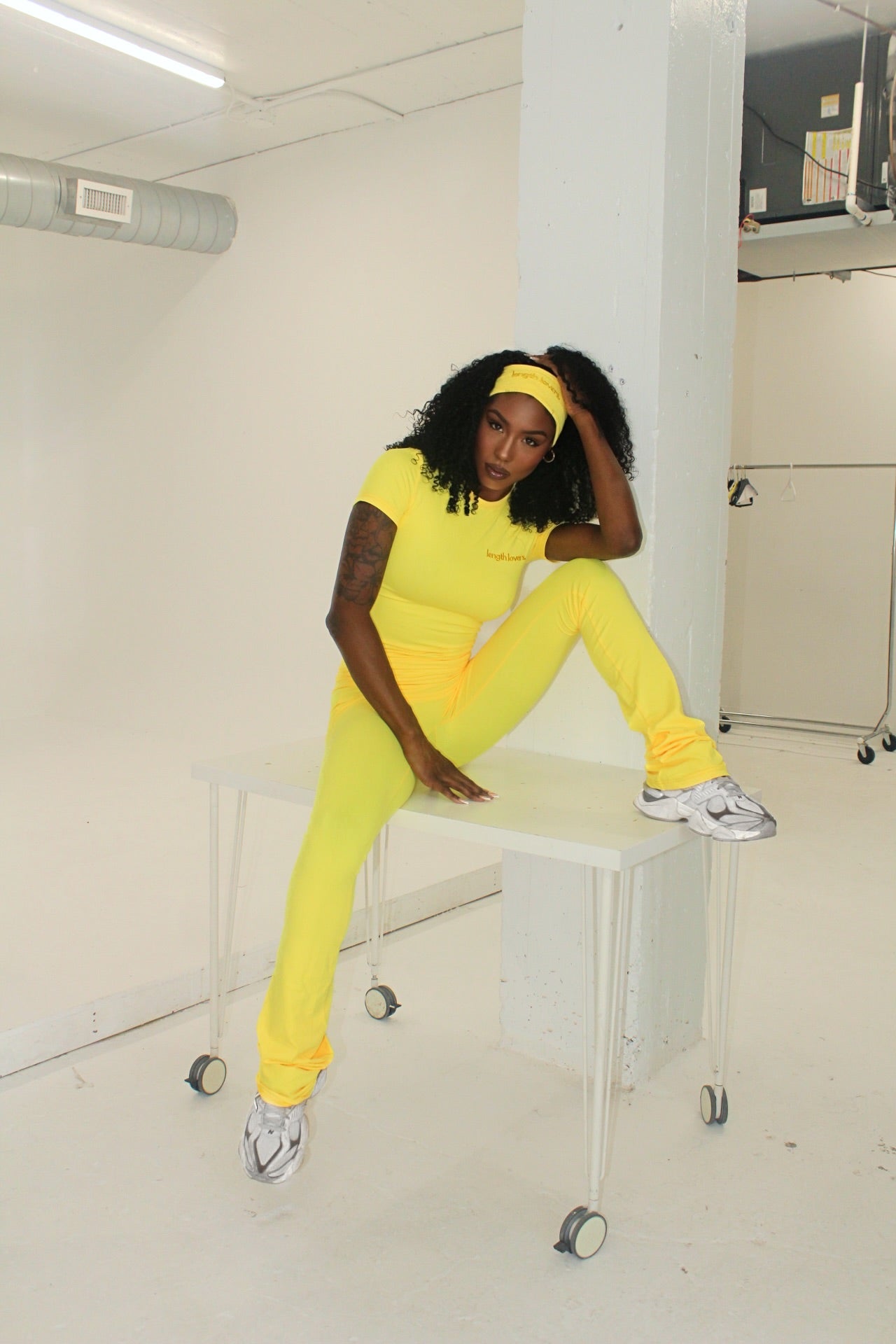 Midrise Tall Pant Set 42"- LEMON ZEST