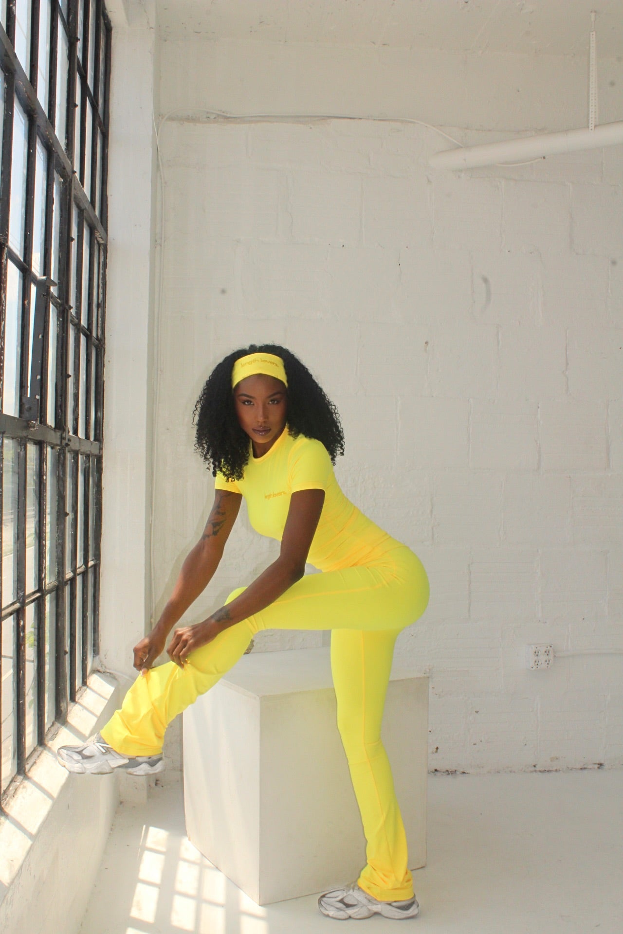 Midrise Tall Pant Set 42"- LEMON ZEST